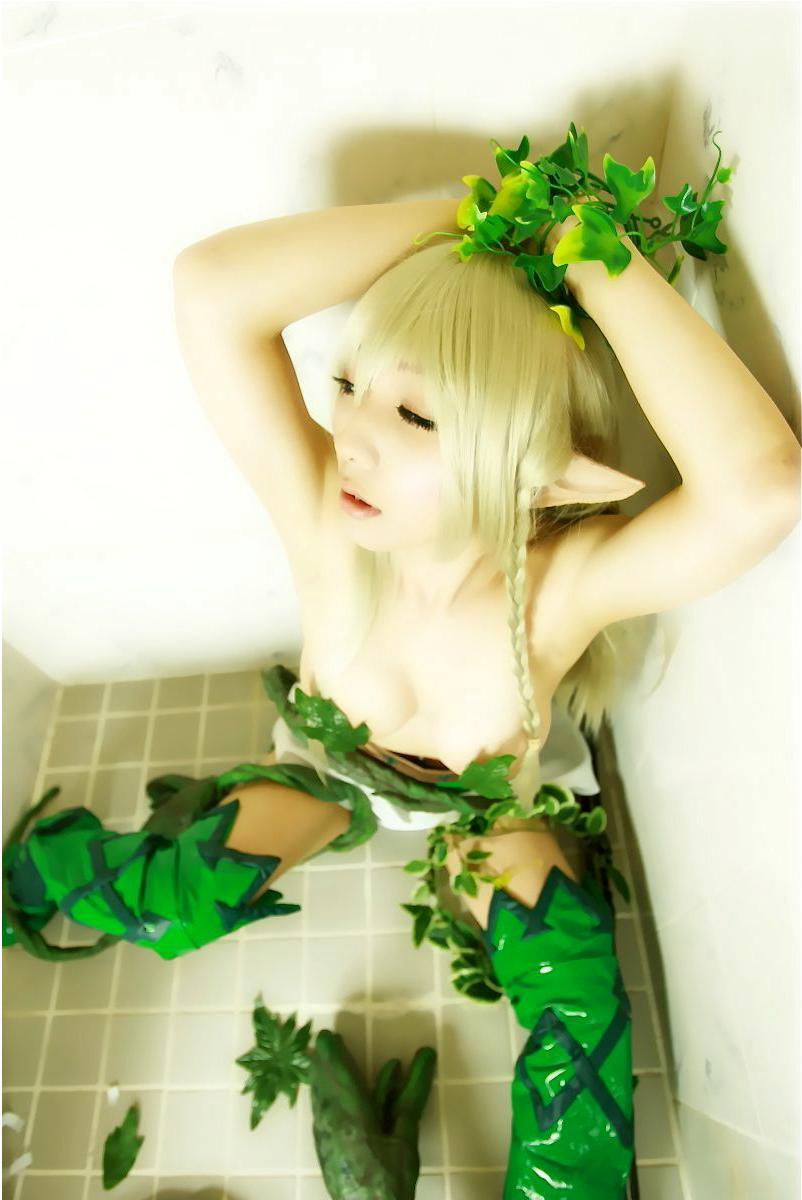 [Cosplay]  Queens Blade  Echidna & Alleyne Vs Tentacles SP2